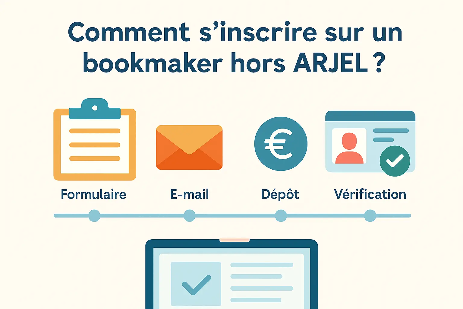 Comment s’inscrire sur un bookmaker hors ARJEL