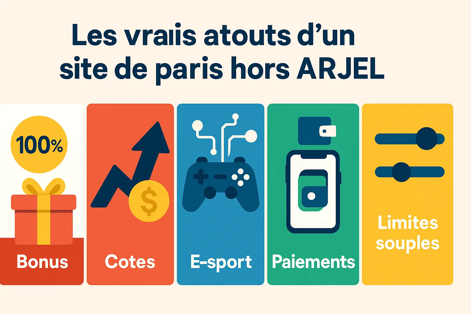 Pourquoi choisir un bookmaker hors ARJEL en France